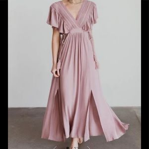 Deep V Maxi Dress